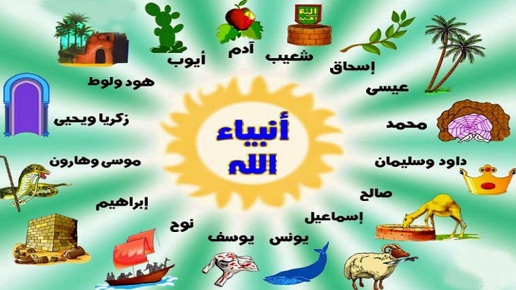 والرسل مهن الانبياء الأنبياء والرسل